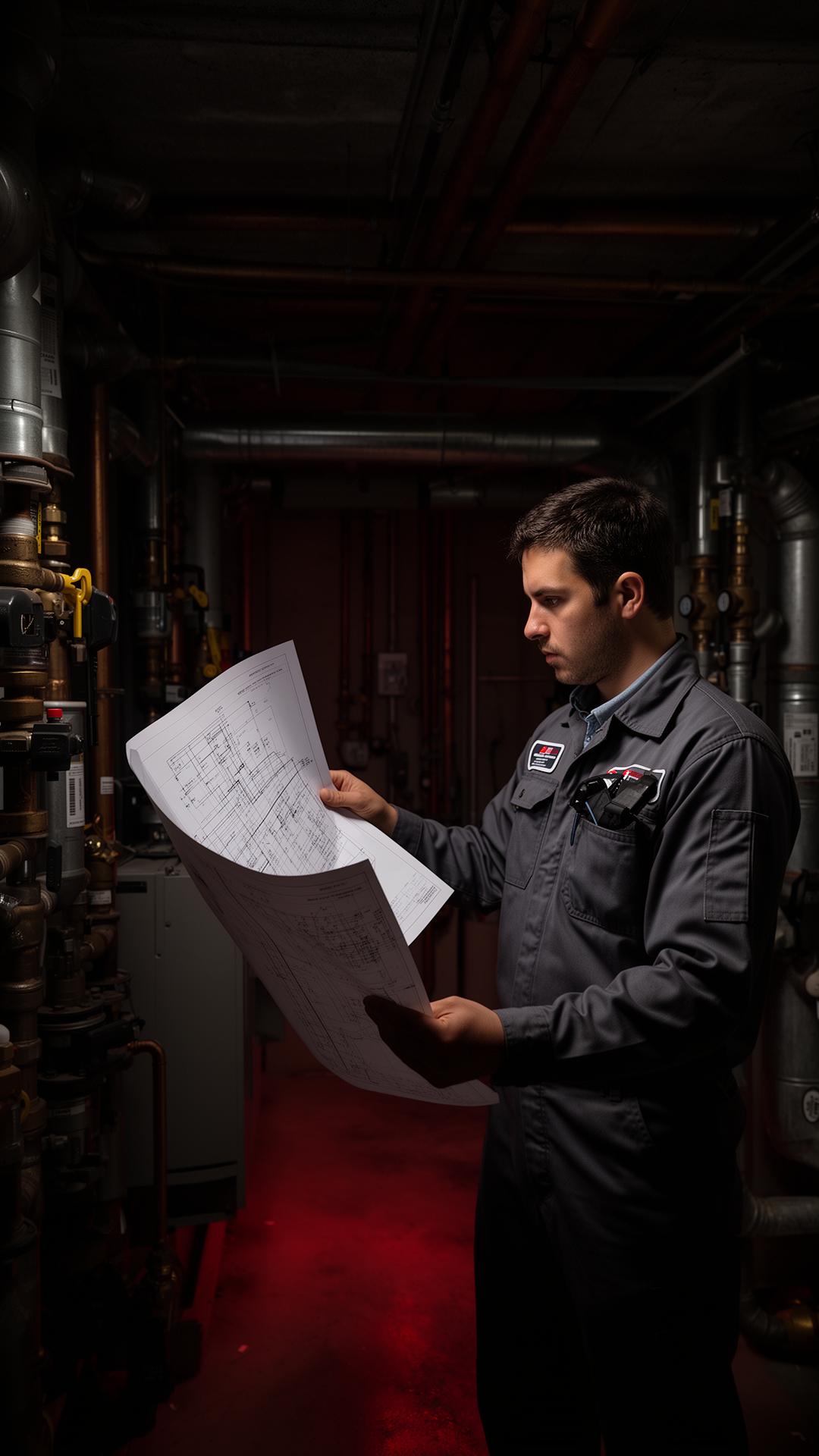 IPS technician at work